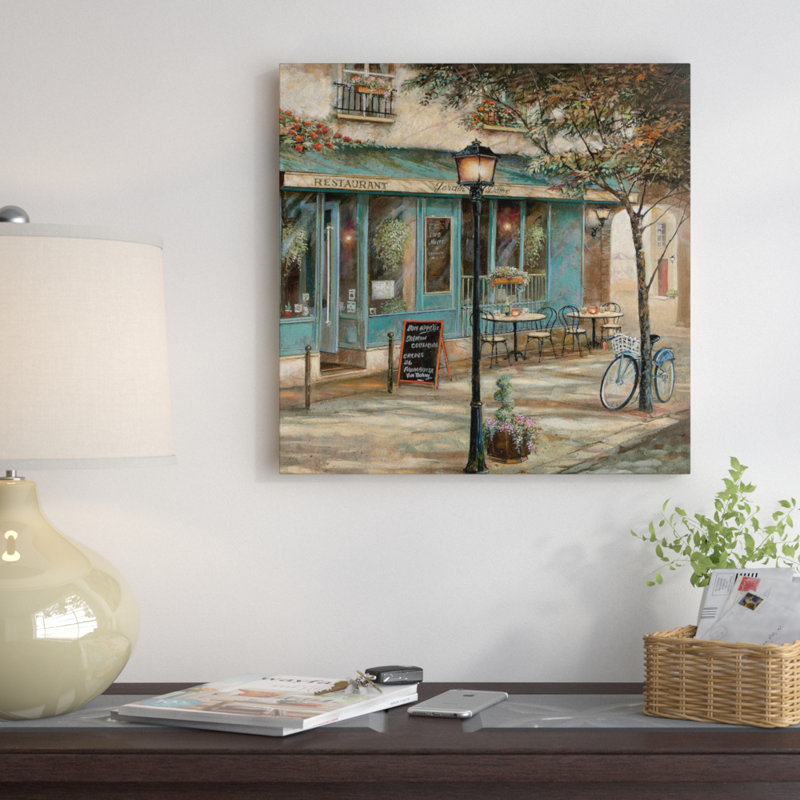 "Jardin Notre Dame II" par Ruane Manning - reproduction d'art sur toile, H 18 po x l 18 po x P 1,5 po