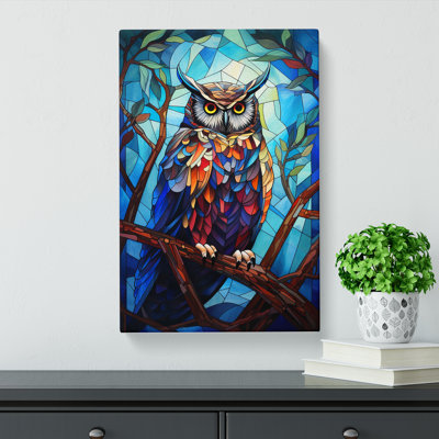 Owl Cubism No.2 - No Frame Print