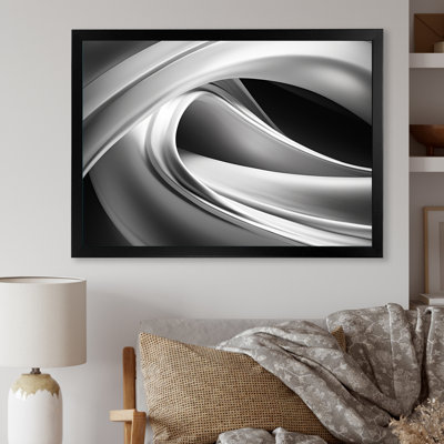 Silver Speed fractal Wave II - Abstract Fractal, art mural