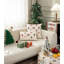 Coussin décoratif en velours blanc 18 pi x L 18 po-103399554-103399553