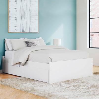 Dunagan Queen Platform Bed With 2 Side Storage