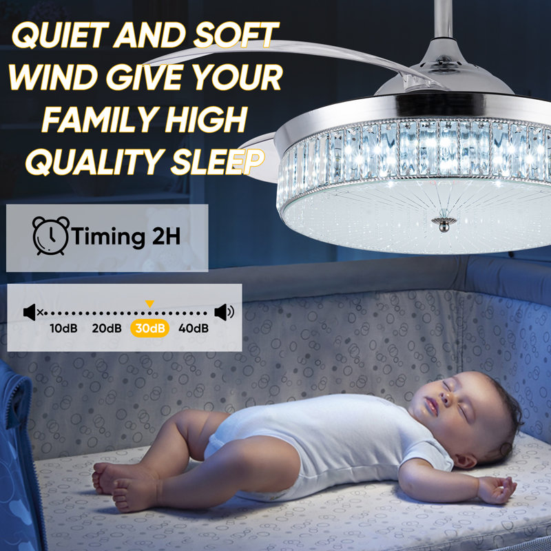 Arlicia 42'' Ceiling Fan with LED Lights