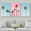 Beach And Plants " Palm Tree Coastal Photography Beachy Home Artwork Decoration Living Room Bedroom " 3 - Pieces-98697506-98697507