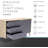 Raveena Max Chest Oak/Dark Gray-918072674