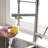 Spot Brushed Nickel Kitchen Faucet With Commercial Style And Pre-Rinse Spring High Arc Single Handle Ceramic Disk Filler In Finish-1900933934