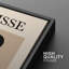 Oeuvre classique "Henri Matisse noir et brun clair abstrait, formes de gens minimalistes" sur-99142078-99142077