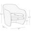 Fauteuil d'appoint rembourré tonneau Bleddyn-689574016