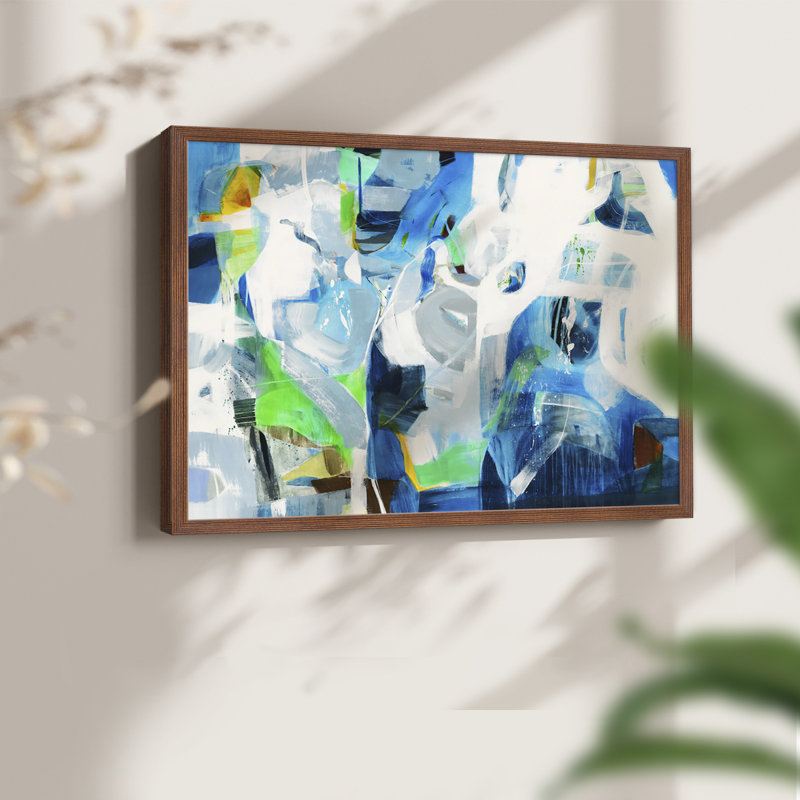 Down the Rapids -Framed Print - Restickable