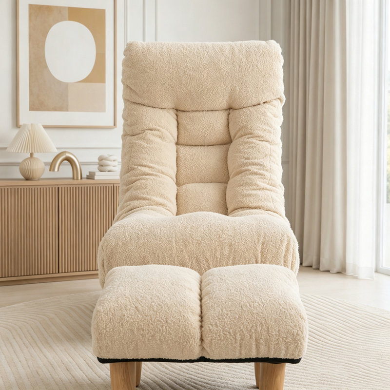 Fauteuil inclinable simple, White