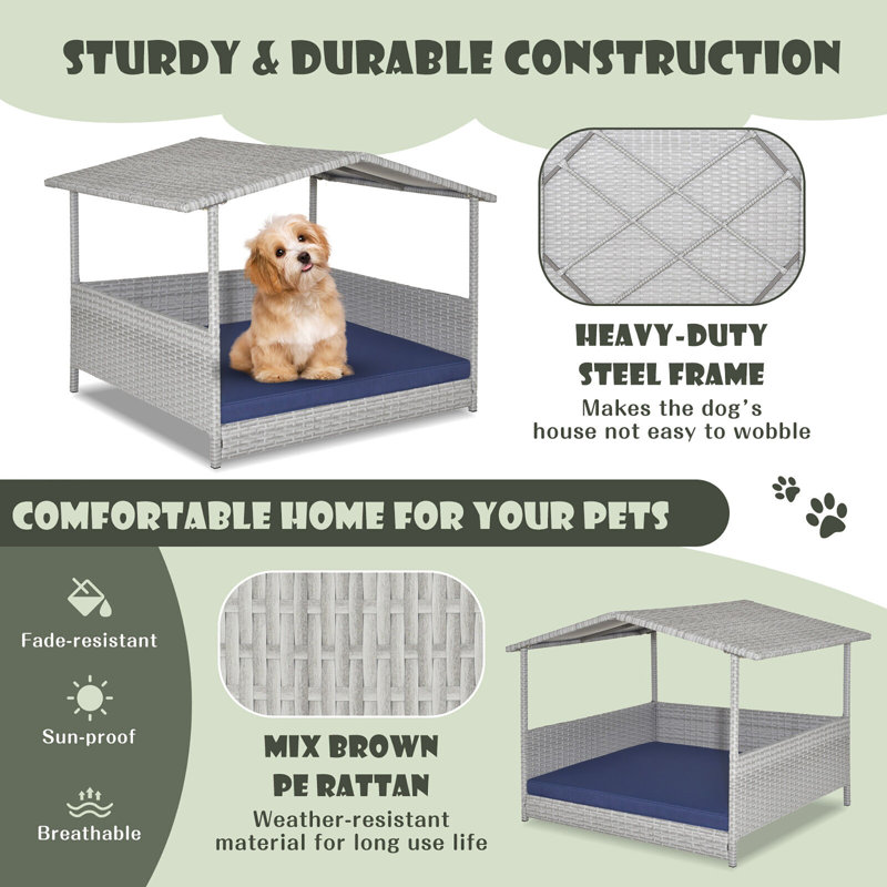 Niche pour chien Dreydon Grey