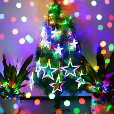 Star Lighted Window Décor