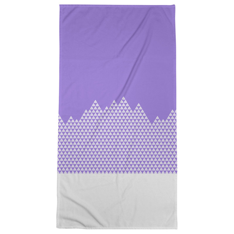 Katelyn Elizabeth Cotton Blend Bath Towel, Purple