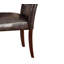 Ensemble de 2 chaises d'appoint en cuir synthétique Britney