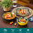 SIMI 18 Piece Stoneware Dinnerware Set, Service For 6
