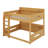 Queen Over Queen Bunk Bed With Storage Shelves & USB Ports-1180220548
