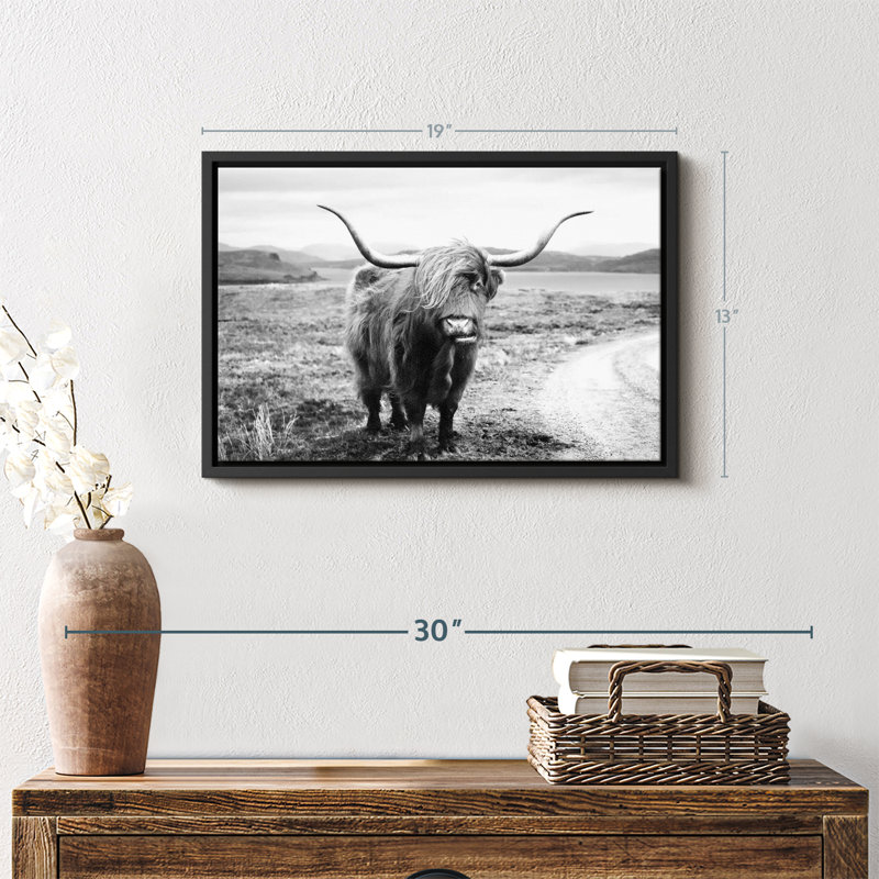 Animal «Highland Bull», H 19 po x l 13 po