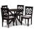 5 - Person Solid Wood Solid Wood Top Four Leg Dining Set-1311001852