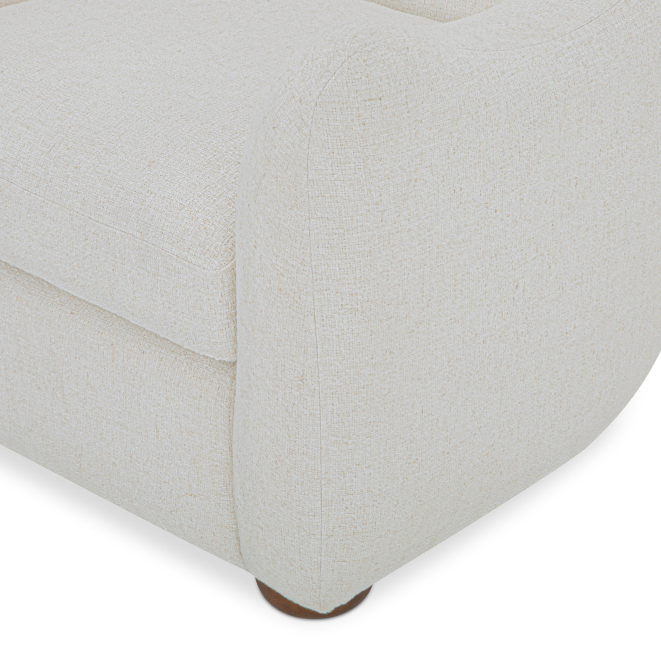 Elwood Armchair, Ecru Performance Weave