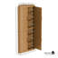 Ensemble de 2 armoires d'appoint de coin en bois naturel avec portes et rangement peu encombrant P 16 po x l 31 po x H 72 po-1178415598-1178415597