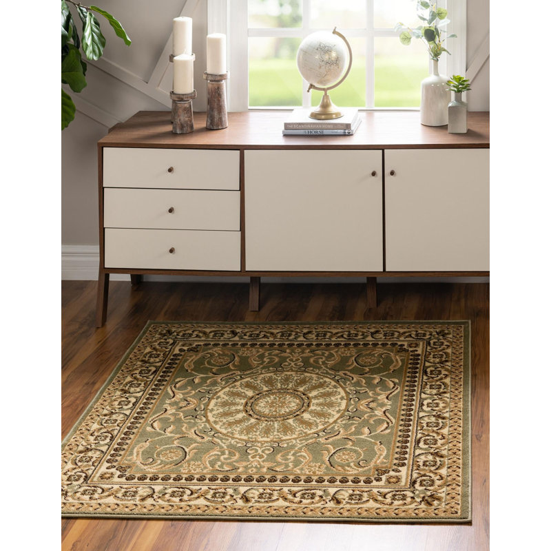 Aracelia Floral Indoor Rug, Square 7'10" x 7'10"