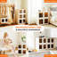 Boîtes de rangement empilables en plastique avec couvercles Boîtes de rangement pliables avec portes et roues