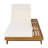 Lounge Chaise With Headrest, Space Available On One Side,Acacia Wood With Water-Resistant Lounge Cushions (3-Fold & 4 Inch) - Matching Version Available-614574037-614574043