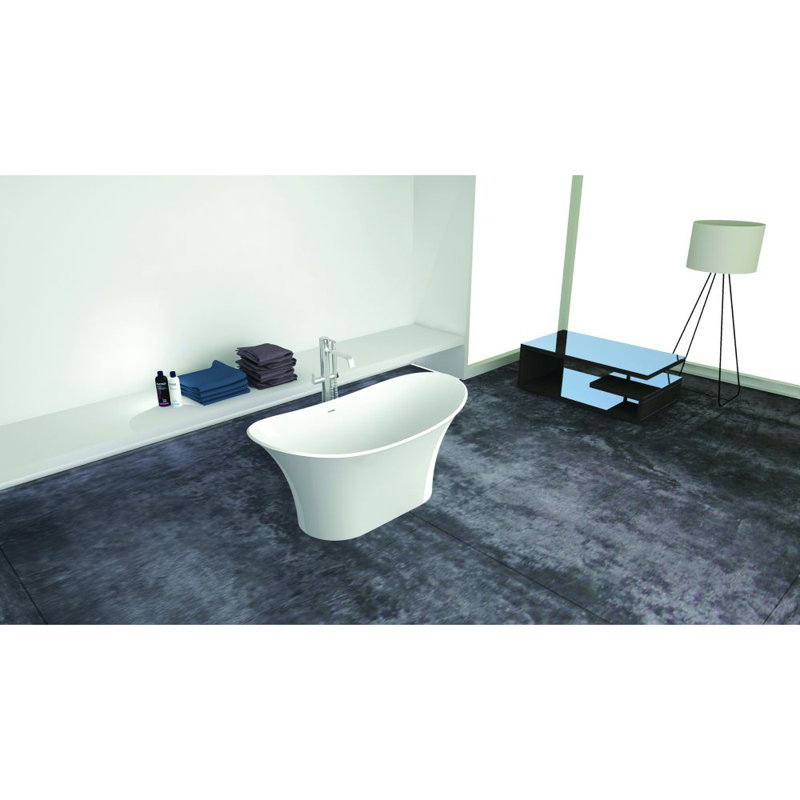 Madison 60'' x 30'' Soaking Solid Surface Bathtub
