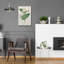 Bungalow rose «Graceful Lily» par Julia Purinton, art mural en verre acrylique-1009140525