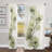 Green X-Ray Of Eucalyptus Polyester Sheer Curtain Single Panel-25691846