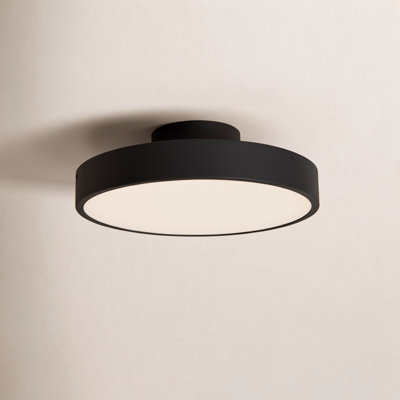 Orland Single Light Steel LED Flush Mount