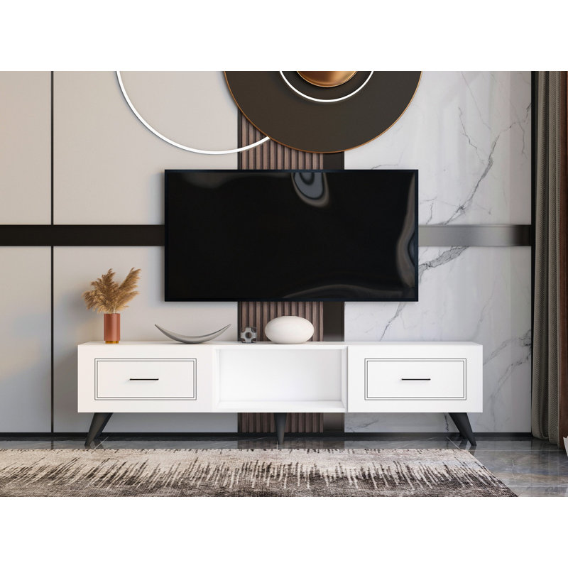 Keikei Unfinished TV Stand for TVs up to 60"