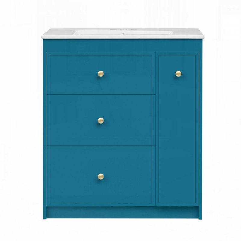 Meuble-lavabo 30 po avec lavabo en céramique