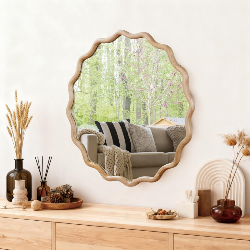 Miroir mural rond 30 po, 30 po x 30 po