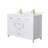 Beckett 48" Freestanding Double Bathroom Vanity with Cultured Marble Top-61870880-61870882-61870881