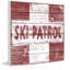 Reproduction d’art textuel sur bois, "Patrol-26009294