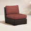 Naomie Armless Patio Chair with Sunbrella® Cushions-98128051