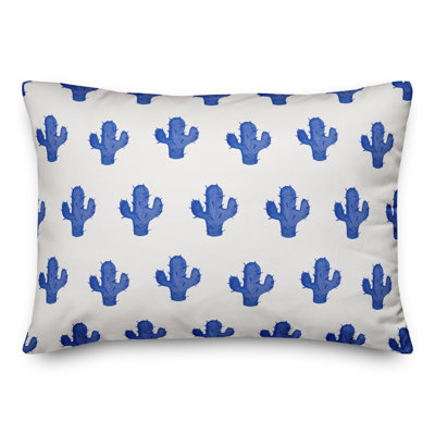Coussin lombaire à motif de cactus 