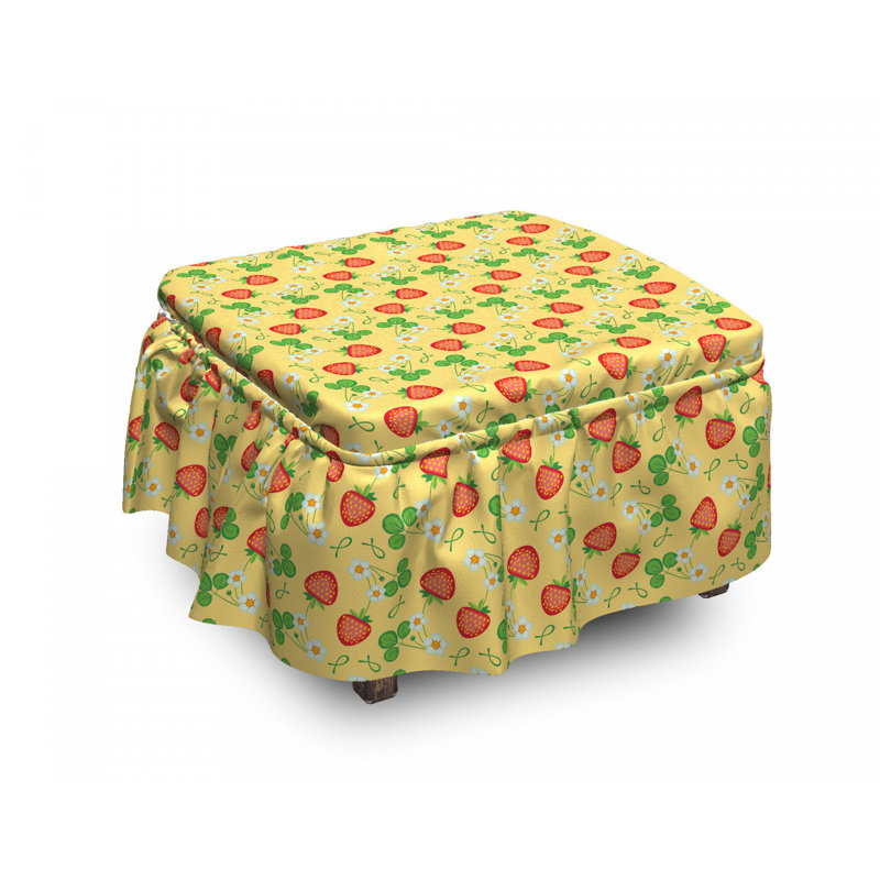 Housse pour repose-pieds de fruits été sains
