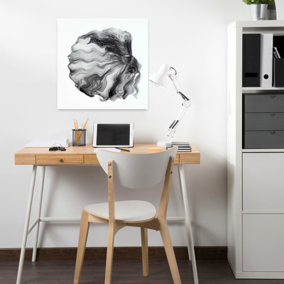 Flowing Betta Illusion Abstract Delicate Elegant Fish Wall Art