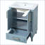 Meuble-lavabo moderne 24 "avec motif orné et tiroir