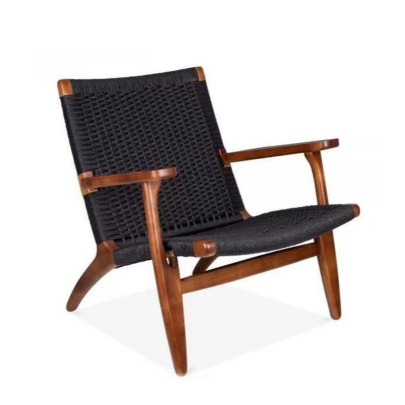 Méridienne large 27,5 po Oppice, Noir, Brun
