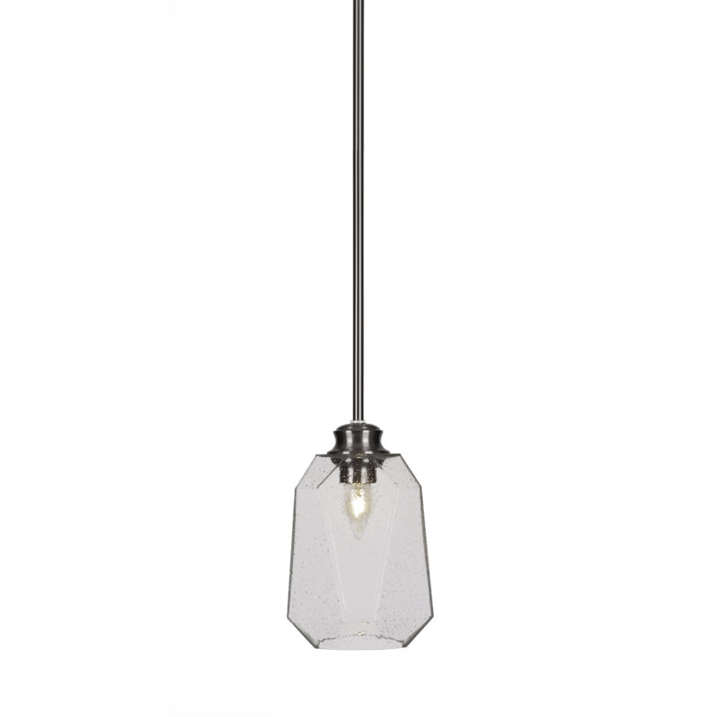 Luminaire suspendu Rocklin, À bulles, Nickel brossé