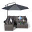Yancey 5 Seater Rattan Corner Sofa Set-40476579