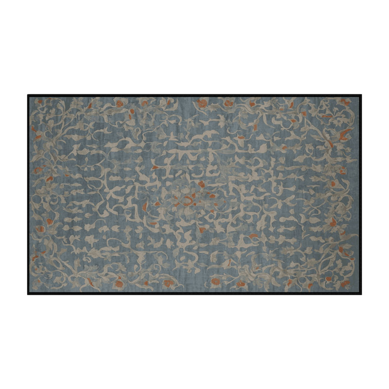 Machine Washable Gray Area Rug