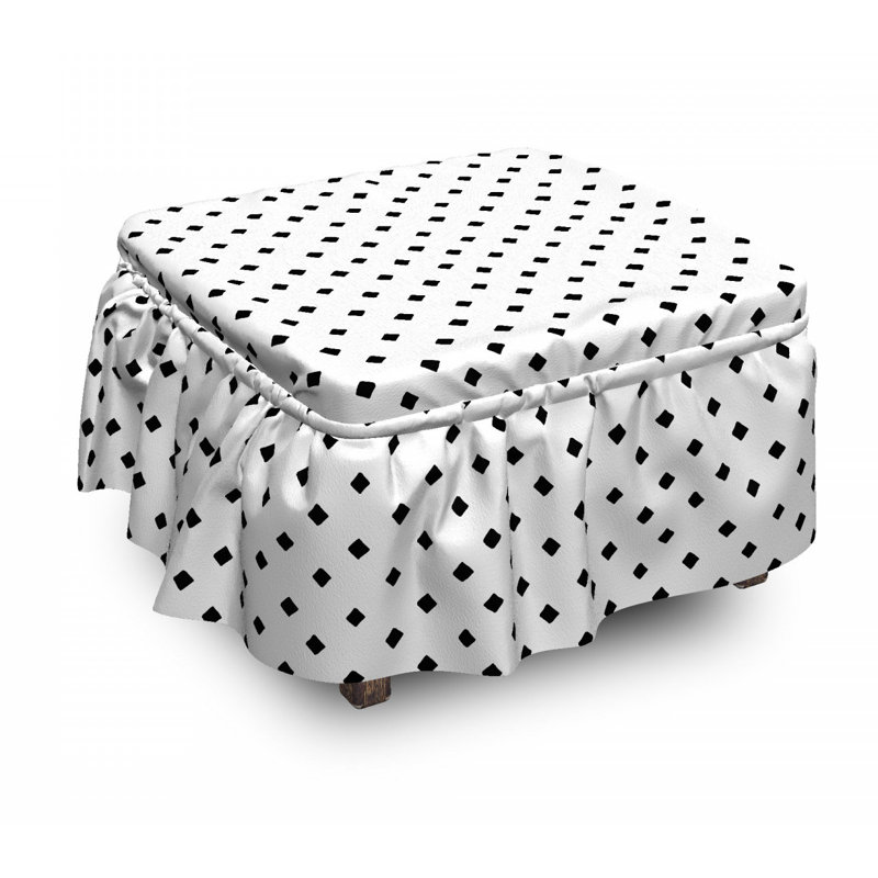 Housse pour repose-pieds mosaïque rhombus