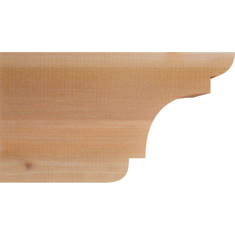 New Brighton Smooth, Cèdre rouge de l'Ouest, H 10 po x l 3 1/2 po x L 18 po