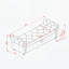 Banc de lit 63 po avec rangement-1073479423
