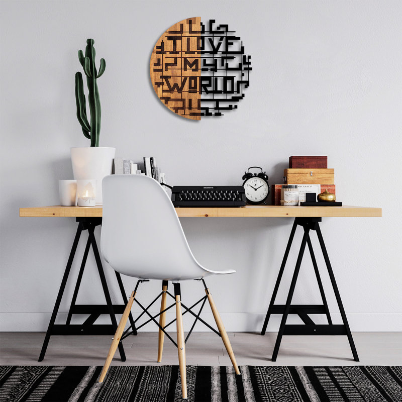 Décoration murale en bois