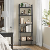 Jabari 67.9" H x 22" W Metal Ladder Bookcase