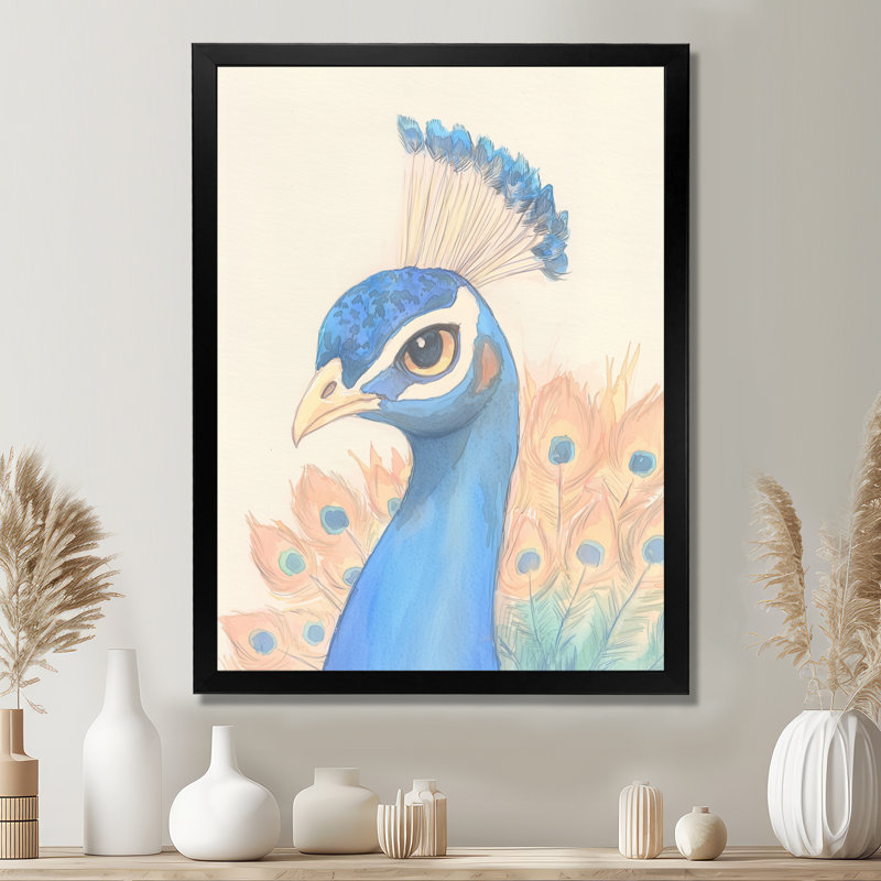 Ishaan - animaux, art mural sur toile, H 32 po x l 24 po, Noir, Reproduction encadrée d'une seule photo